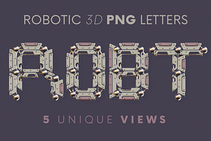Robotic - 3D Lettering