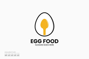 Egg Food Logo, a Branding & Logo Template by Zeer Graphic