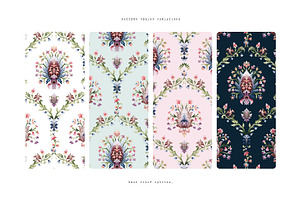 Amasra, Indian Damask Print Patterns