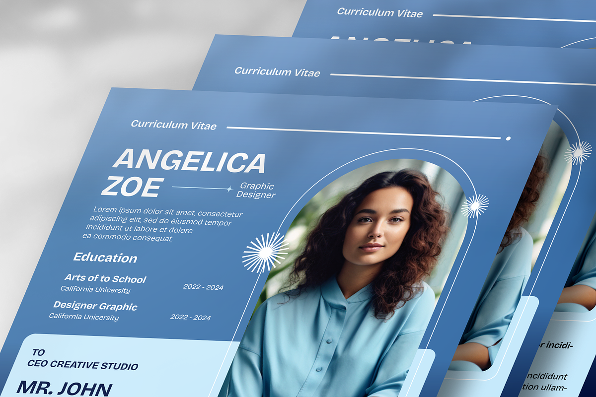 CV Resume, a Resume Template by SquidPixey (Photo 3 of 6)