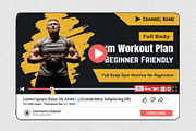 Yoga - Gym - Fitness - Thumbnails, a Social Media Template by Mohammad Sarfaraz (Thumbnail 5 of 6)