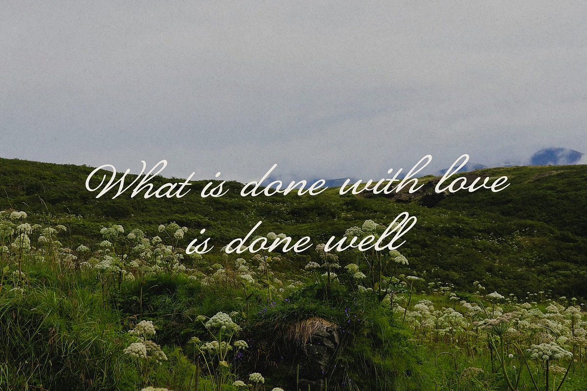ED Port Blanc - Handwritten Script, a Handwritten Font by Emyself Design (Photo 10 of 10)