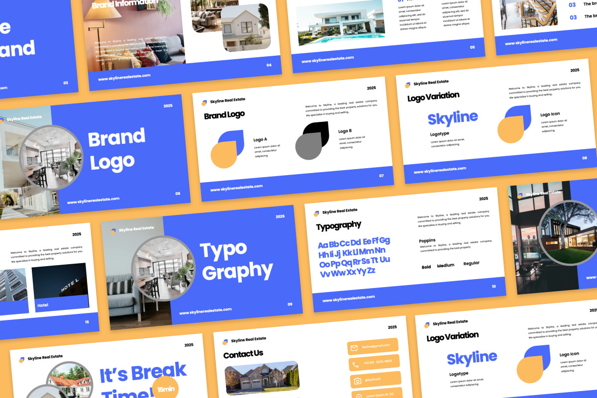 Real Estate Corporate Branding Guide, a Presentation Template by twinstd (Photo 2 of 4)