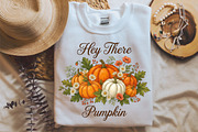Preppy Hey There Pumpkin Fall Autumn, a Seasonal Illustration by Designking (Thumbnail 2 of 4)