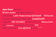 Jano Sans, a Sans Serif Font by Craceltype (Thumbnail 3 of 9)