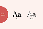 Swampcity Typeface Font, a Serif Font by Emyself Design (Thumbnail 2 of 12)