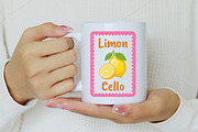 Vintage Limoncello PNG, a Seasonal Illustration by Canvas Craft (Thumbnail 5 of 7)