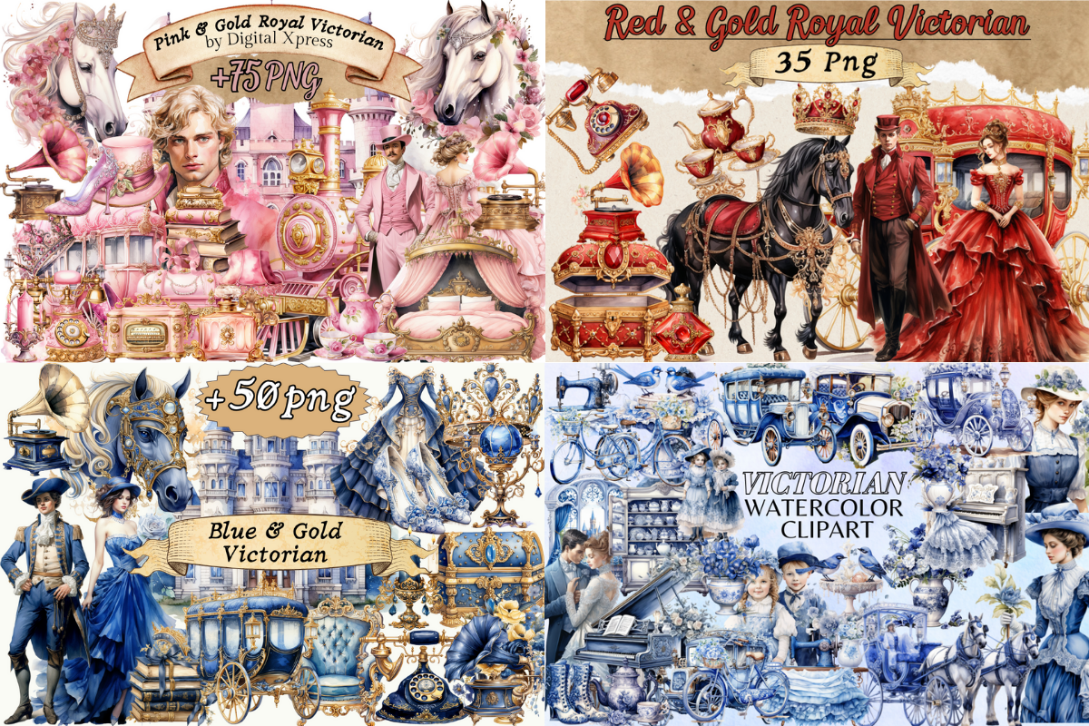Clipart Bundle -50 in 1 | Big Set, an Object Illustration by Digital Xpress (Photo 2 of 9)