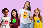 10 monsters 4 planets 3 patterns, an Animal Illustration by ChubbyBunny Art (Thumbnail 3 of 10)
