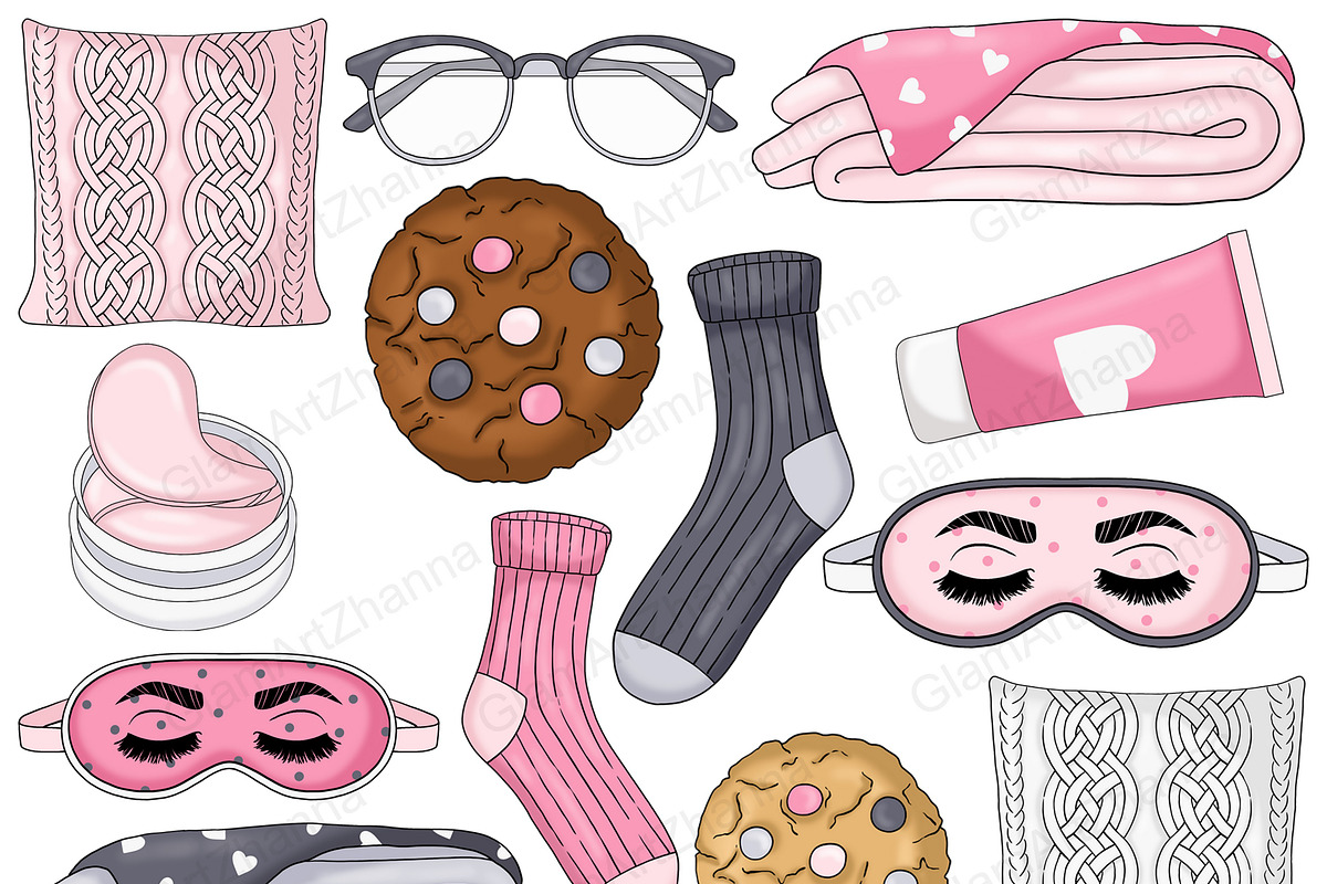 Weekend Clipart, an Illustration by GlamArtZhanna (Photo 3 of 5)