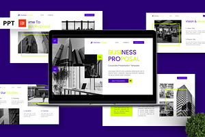 Business Proposal - Corporate PPT, a Presentation Template by Deepslide Studio