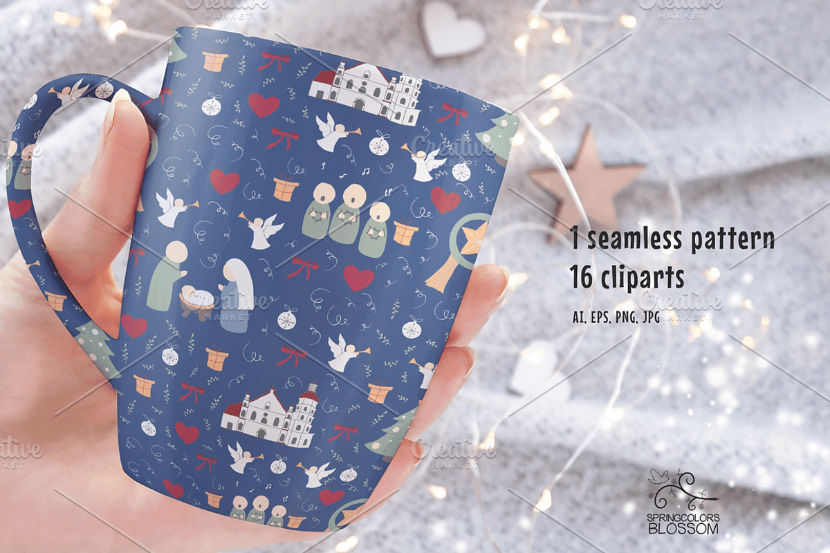Sparkling Christmas, a Pattern Graphic by Springcolors Blossom (Photo 2 of 5)