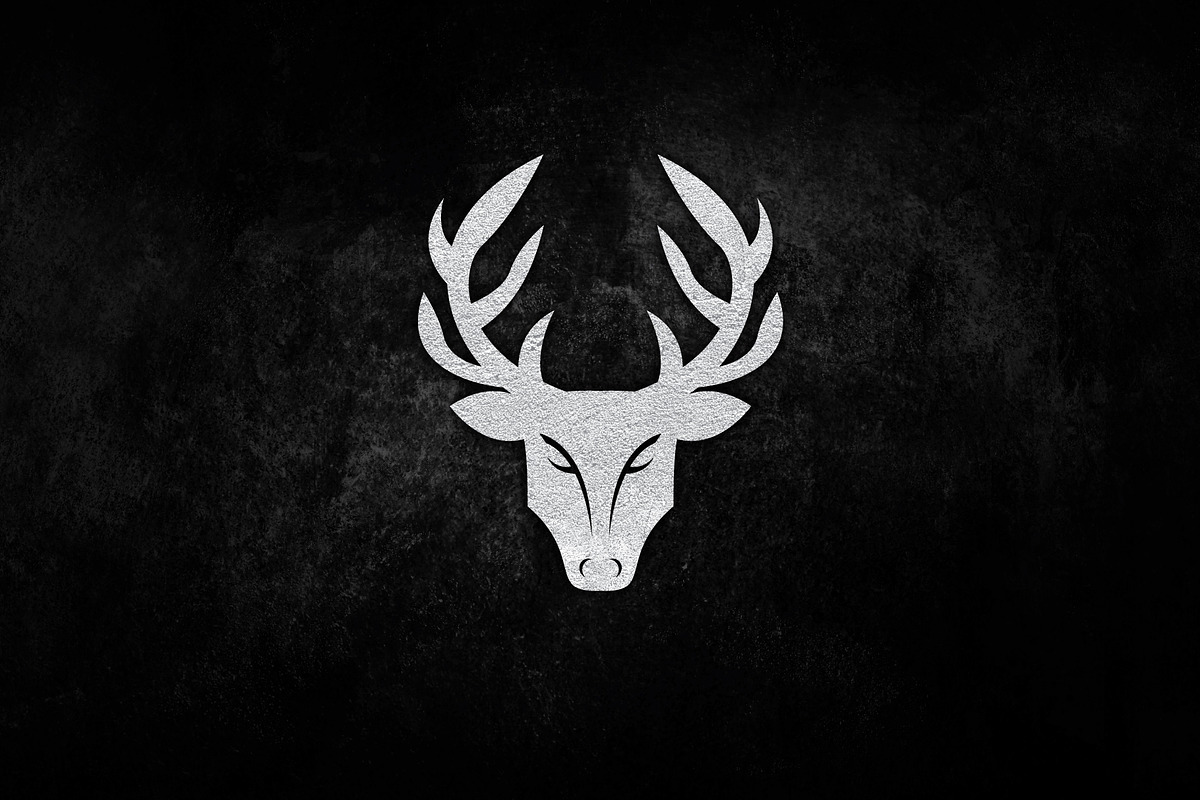 Deerhead Logo Template, a Branding & Logo Template by Maximum Designstudio (Photo 1 of 4)