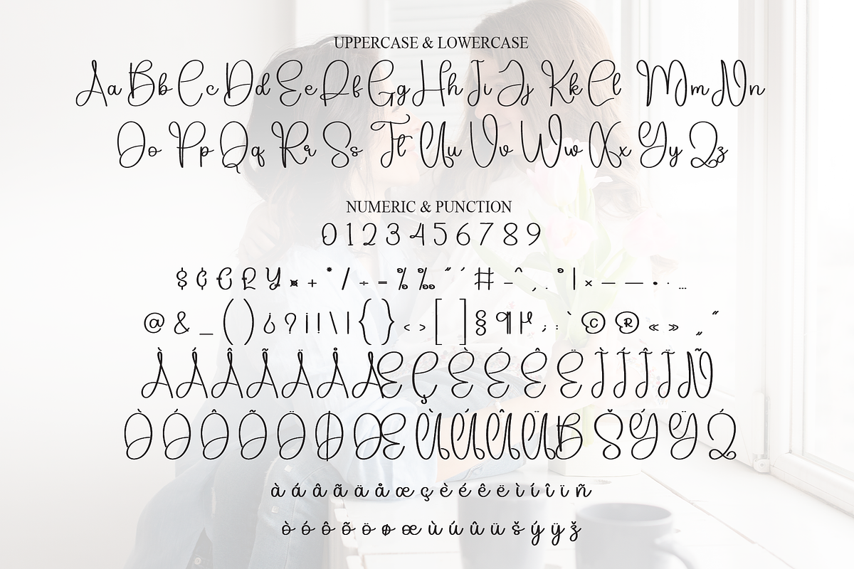 Mother Day | Script Font, a Handwritten Font by Scratchones (Photo 7 of 9)