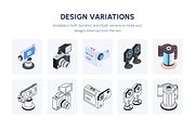 Animated Isometric Photography Icons, a Duotone Icon by Vectors Market (Thumbnail 5 of 12)