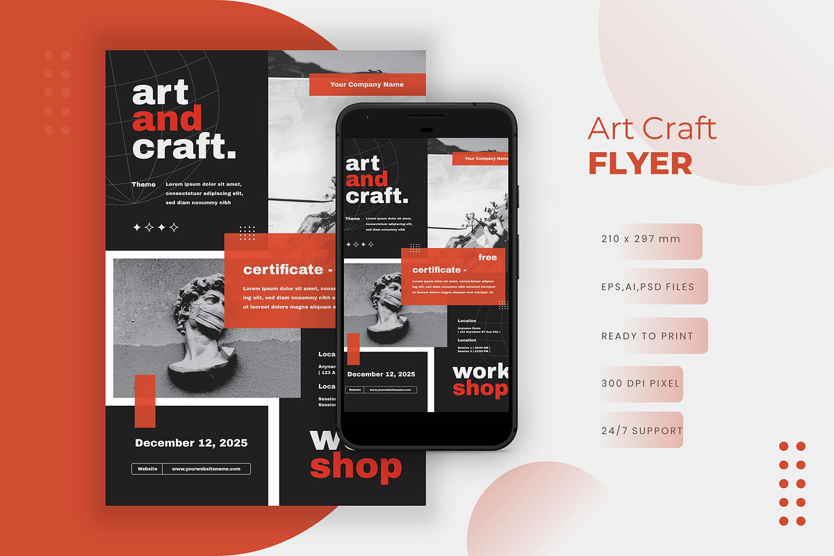Art Craft - Flyer, a Print Template by VUNIRA (Photo 1 of 2)