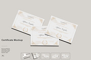 Certificate Mockup, an Advertising Mockup by NyakBiett (Thumbnail 1 of 7)