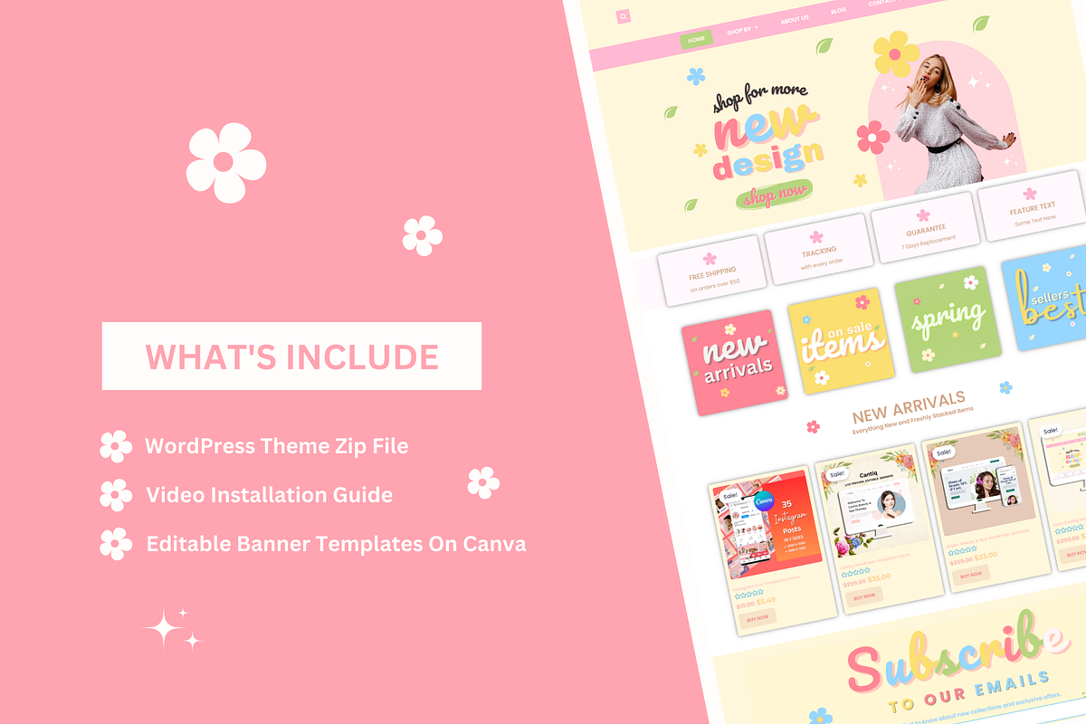 WordPress Templates Spring Colorful, a WordPress Template by Websiteboy (Photo 6 of 10)