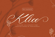 Klice | Elegant Script, a Script Font by Pentagonistudio (Thumbnail 1 of 10)
