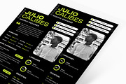 Black Resume CV, a Resume Template by iDoodle Studio (Thumbnail 4 of 4)