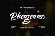 Rhaganeo - Elegant Handwritten Font, a Handwritten Font by Lettermine (Thumbnail 1 of 10)