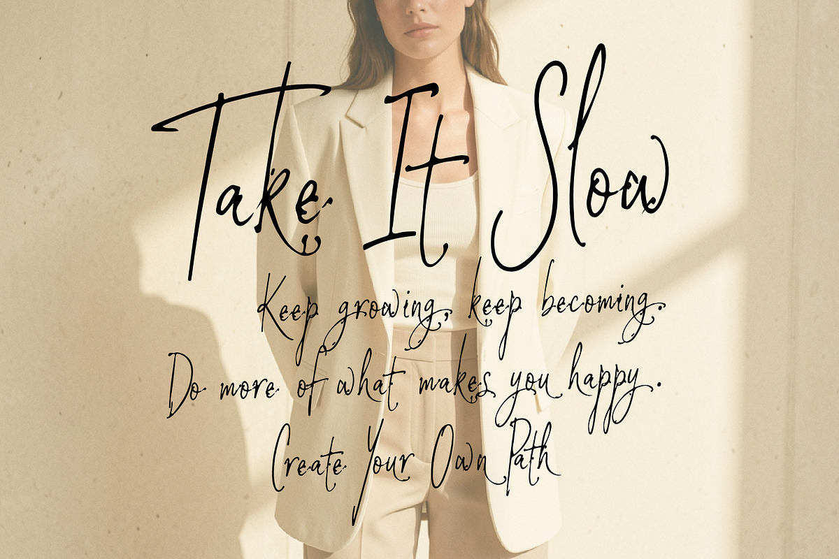 BandaMoons expressive signature font, a Script Font by HypeWorksCo (Photo 13 of 15)