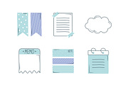 Notes and daily Icons Set, an Object Illustration by studiogstock (Thumbnail 2 of 4)