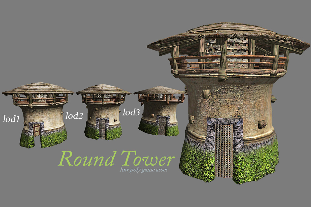 Round Tower, an Architecture 3D Model by Beatheart Creative Studio (Photo 1 of 6)