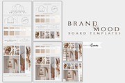 Branding Mood Board Canva Template, a Stationery Template by BRANDcontent (Thumbnail 1 of 6)