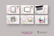 Rainbow Confetti Bundle, a Books & Magazine Mockup by Garlic Friday Design (Thumbnail 3 of 4)