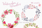 Watercolor Flowers Pack, an Illustration by Watercolor Nomads (Thumbnail 2 of 3)
