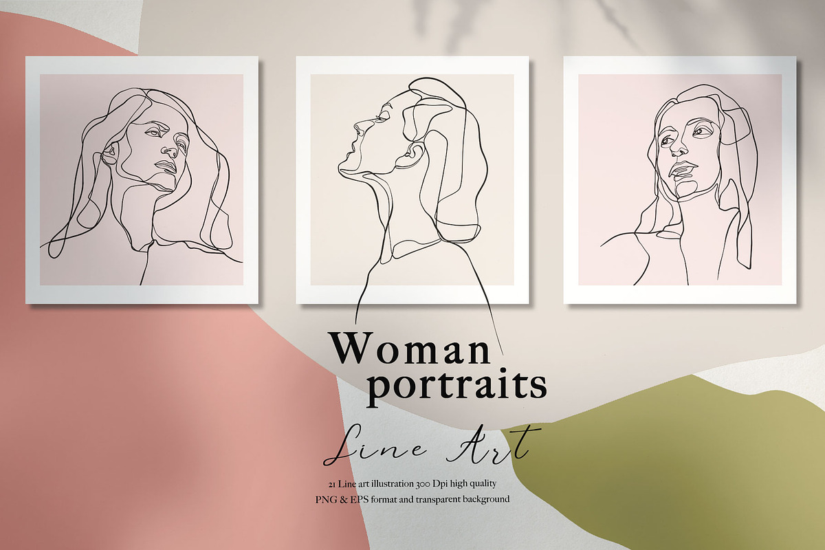 Woman Head Line Art Portraits, a Person Illustration by Papatongartist (Photo 10 of 10)