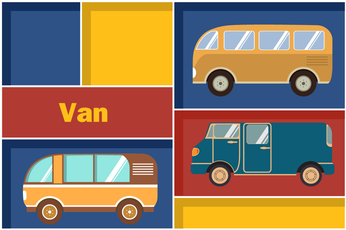 Set of flat cars, an Education Illustration by Dukesn (Photo 7 of 8)