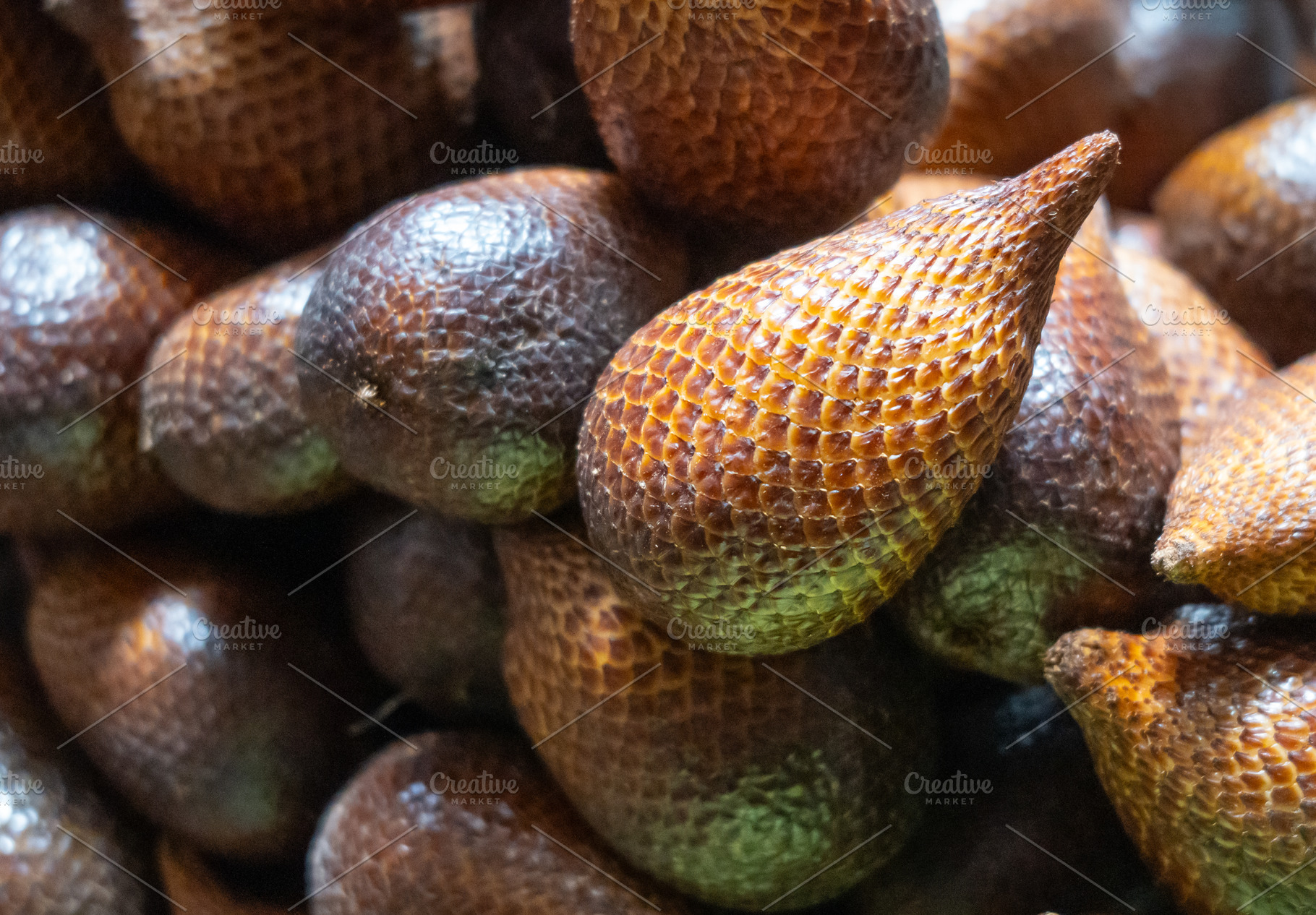 Snake fruits at Bolu market in Rantepao, Toraja, Sulawesi, Indon, a Food & Drink Photo by GoodGoods