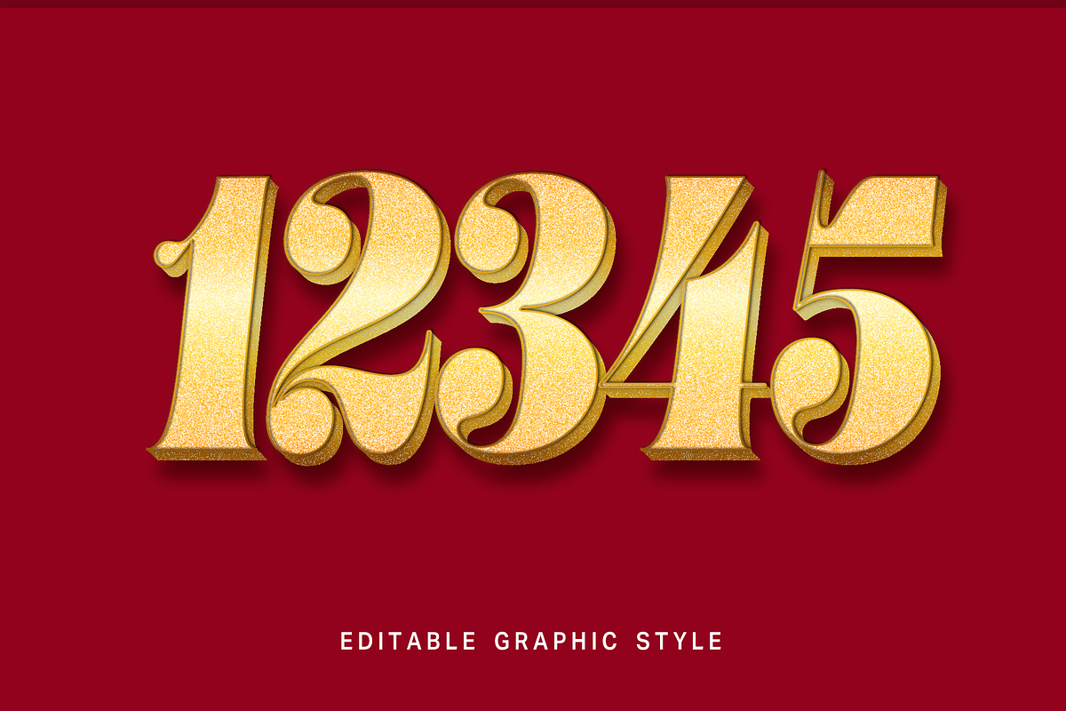 Tinsel Foil 3D Text Effect preview 2