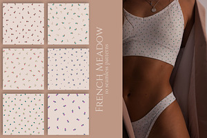 FRENCH MEADOW SEAMLESS PATTERNS