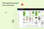 Robin Food-Food delivery app UI kits, an UI Kit Template by ulvinomarov (Thumbnail 7 of 8)