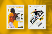 Match day flyer template design, a Flyer Template by Tanmoy Topu (Thumbnail 3 of 4)