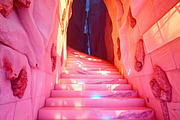 Pink Crystal Cave Stairs Stock Photo, a Background Photo by Aura Canyon HQ (Thumbnail 1 of 8)