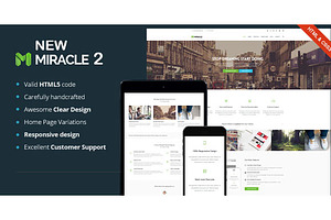 New Miracle - Responsive HTML5 Theme