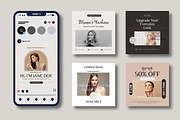 Minimal Fashion Social Media Post, a Social Media Template by MightyDesign (Thumbnail 2 of 8)