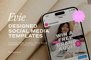 EVIE | Canva Social Media Templates, a Social Media Template by Third Ginger Studio (Thumbnail 1 of 8)