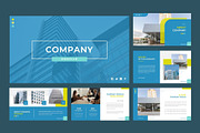 COMPANY PROFILE PowerPoint Template, a Presentation Template by Rizki Herdian (Thumbnail 2 of 6)