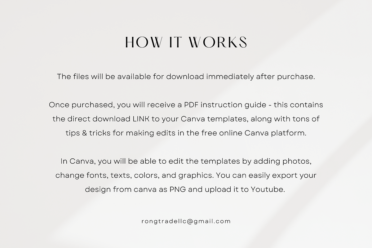 Beige YouTube Branding Kit, a Social Media Template by ShopRShop (Photo 7 of 7)