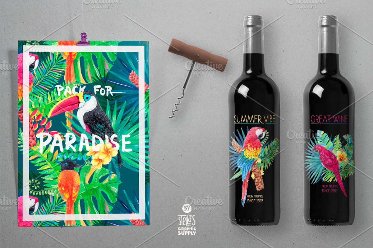 Tropical Inspiration, an Illustration by Stella's Graphic Supply (Photo 6 of 6)