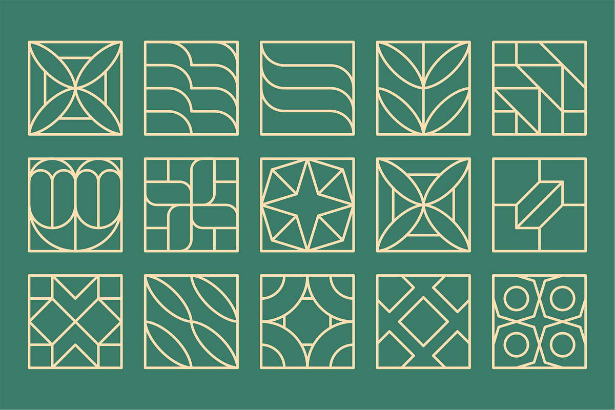 Square Forms Vol 2, an Outline Icon by Tekuni (Photo 6 of 12)