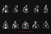 10 Bundle Dark Art Crusader Soldier, an Illustration by Morspective (Thumbnail 6 of 7)