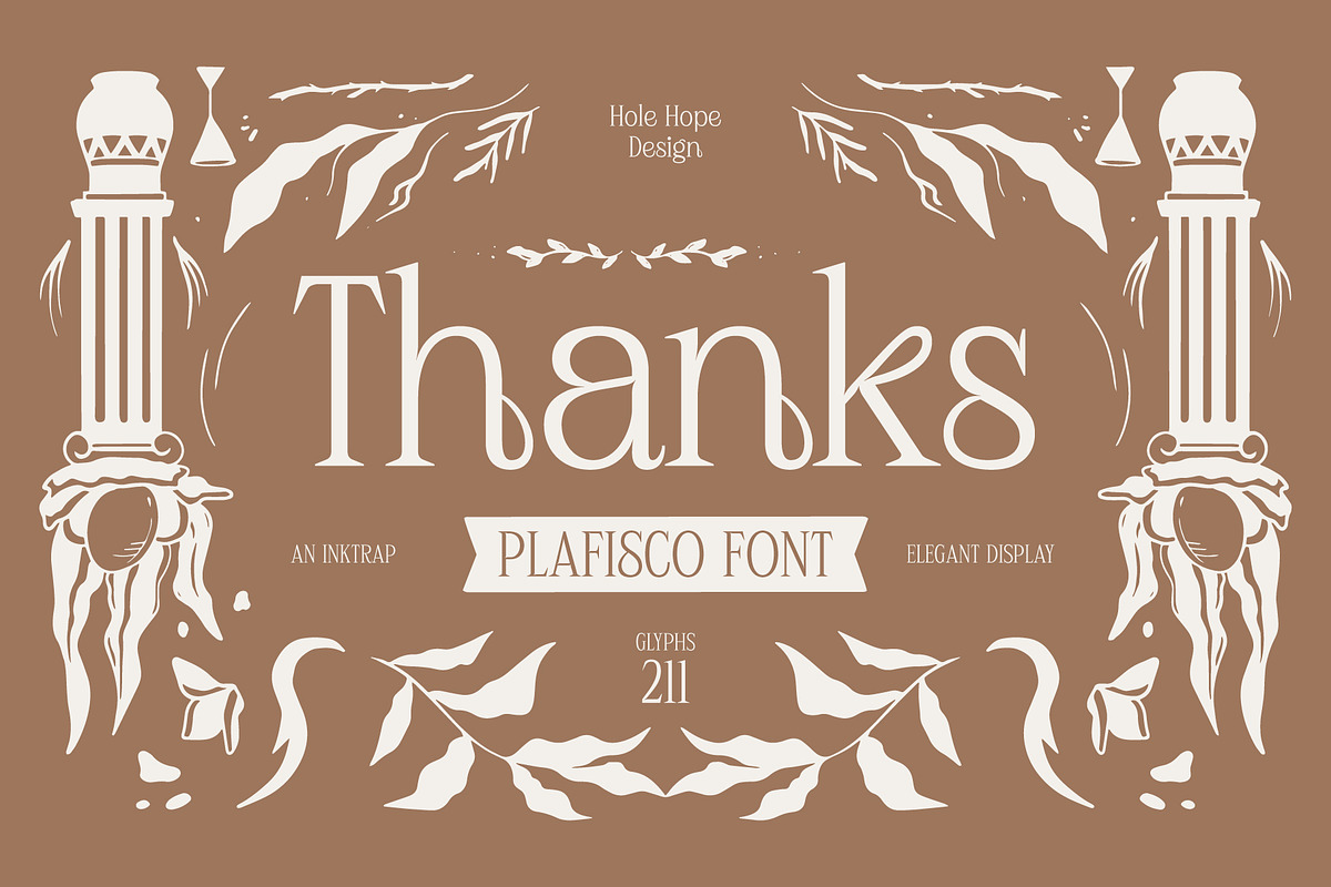 Plafisco | Inktrap Elegant Display, a Serif Font by Hole Hope Design (Photo 10 of 10)