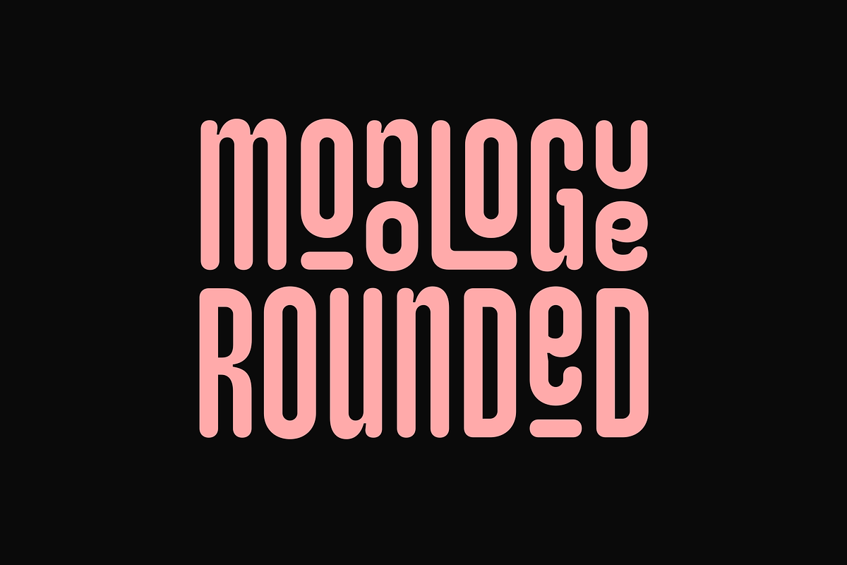 Monologue Rounded, a Sans Serif Font by Halfmoon Type (Photo 1 of 9)