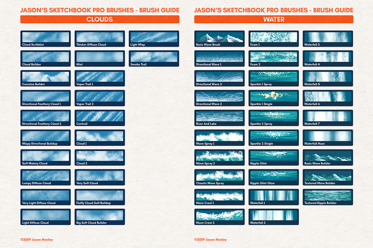 Jason's Sketchbook Pro MEGA SET, a Brush Add-On by Jasons Brushes (Photo 10 of 16)